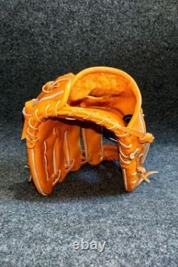 Used Mizuno pro 11.5 inch infield Orange 1AJGH32003 Sakamoto model HAGA japan