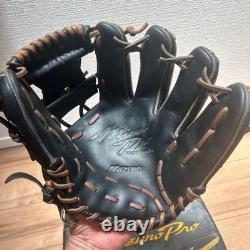 Used Mizuno pro Baseball glove 11.25 infield RHT Black Flagship shop Limited