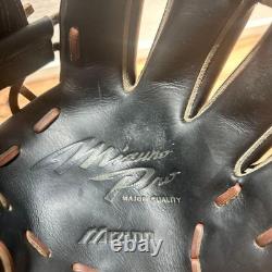 Used Mizuno pro Baseball glove 11.25 infield RHT Black Flagship shop Limited