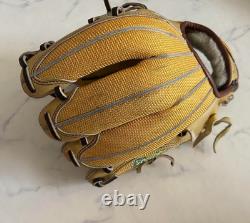 Used Mizuno pro Baseball glove 11.5 Infield Right Tan Custom Order