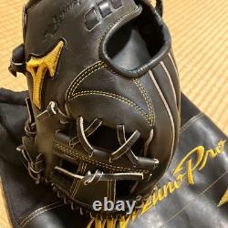 Used Mizuno pro Baseball glove 11.5 infield Black