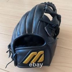 Used Mizuno pro Baseball glove 11.5 infield Black Flagship shop Limited Big M