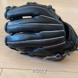Used Mizuno pro Baseball glove 11.5 infield Black Flagship shop Limited Big M