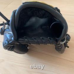 Used Mizuno pro Baseball glove 11.5 infield Black Flagship shop Limited Big M