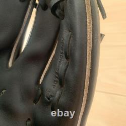 Used Mizuno pro Baseball glove 11.5 infield Black Flagship shop Limited Big M