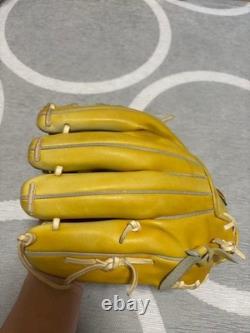 Used Mizuno pro Baseball glove 11.5 infield Natural custom order