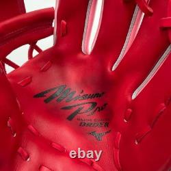 Used Mizuno pro Baseball glove 11.5 infield Pink custom order HAGA japan