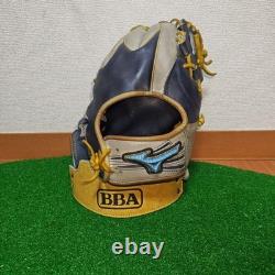 Used Mizuno pro Baseball glove 11.5 infield RHT custom order HAGA japan