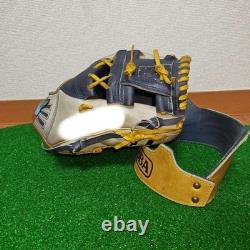 Used Mizuno pro Baseball glove 11.5 infield RHT custom order HAGA japan
