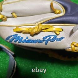 Used Mizuno pro Baseball glove 11.5 infield RHT custom order HAGA japan