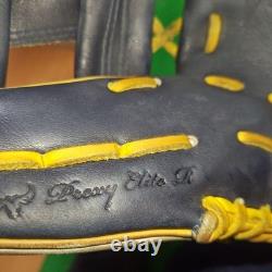Used Mizuno pro Baseball glove 11.5 infield RHT custom order HAGA japan