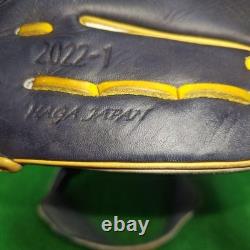 Used Mizuno pro Baseball glove 11.5 infield RHT custom order HAGA japan