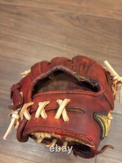 Used Mizuno pro Baseball glove 11.5 infield Red Flagship shop limited Japan