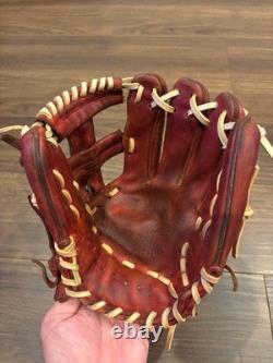 Used Mizuno pro Baseball glove 11.5 infield Red Flagship shop limited Japan