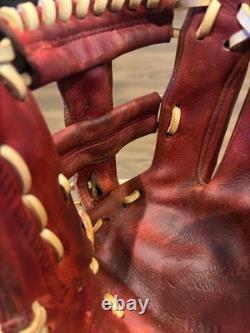 Used Mizuno pro Baseball glove 11.5 infield Red Flagship shop limited Japan