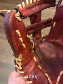 Used Mizuno pro Baseball glove 11.5 infield Red Flagship shop limited Japan