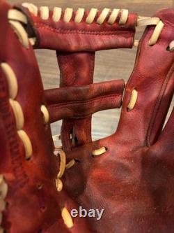 Used Mizuno pro Baseball glove 11.5 infield Red Flagship shop limited Japan