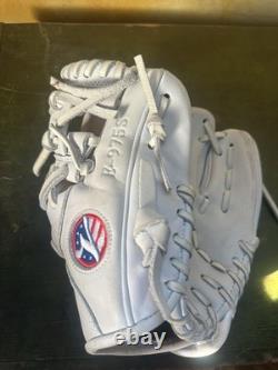Valle Eagle 975S Pro Infield Baseball Training Glove White RH Throw