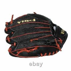 Vinci Pro 22 Series Mesh Back JC3333-22 Baseball Glove Black with Red Welting an