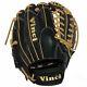 Vinci Pro 22 Series Mesh Back Jc3333-22 Baseball Glove Black With Tan Welting An