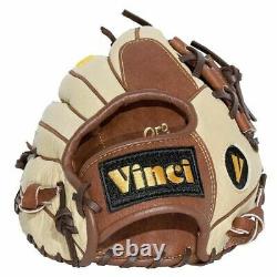 Vinci Pro CP Leather Series JV20 Cream/Brown 11.5 inch Baseball Glove