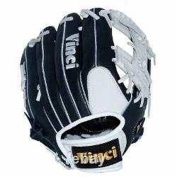 Vinci Pro CP Leather Series JV20 Navy and White 11.5 inch Baseball Glove