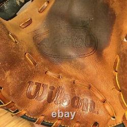 WILSON A2000 1788 11.25 PRO STOCK i Web Baseball Glove BROKEN IN Black Brown