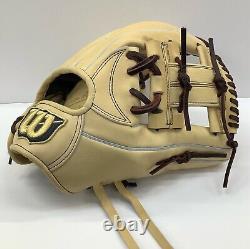 WILSON Baseball Hard Glove WilsonBear Infield PRO-STOCK Leather DUAL WBW101512