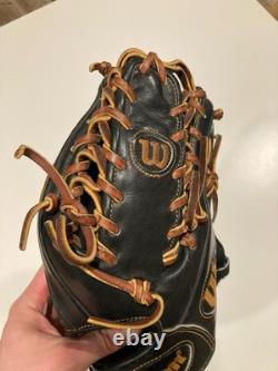 Wilson A2000 11.75 11 3/4 Black Pro-Stock Baseball Glove RHT 0K 0TIF Infield