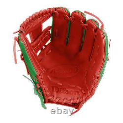 Wilson A2000 1786 11.5 Infield Baseball Glove Mexican Flag Right Hand Thrower