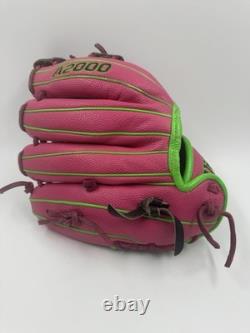 Wilson A2000 1786 11.5 Infield Baseball Glove Pink Black Pro Stock Leather Adult