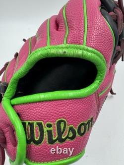 Wilson A2000 1786 11.5 Infield Baseball Glove Pink Black Pro Stock Leather Adult