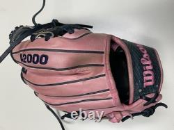 Wilson A2000 1786 11.5 Infield Baseball Glove Pink Black Pro Stock Leather Adult