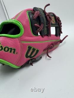 Wilson A2000 1786 11.5 Infield Baseball Glove Pink Black Pro Stock Leather Adult