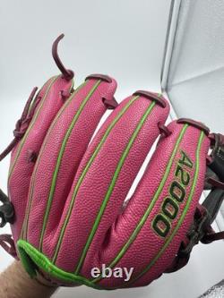 Wilson A2000 1786 11.5 Infield Baseball Glove Pink Black Pro Stock Leather Adult
