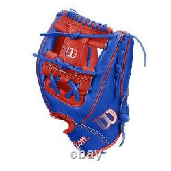 Wilson A2000 1786 11.5 Infield Baseball Glove Royal/Red Right Hand Thrower