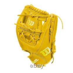 Wilson A2000 1786 11.5 Infield Baseball Glove Yellow Right Hand Thrower