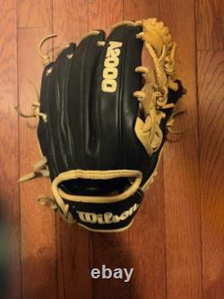 Wilson A2000 (1786) 11.5 Infield Glove RHT Pro Stock Leather Black/Blonde