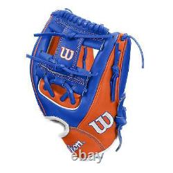 Wilson A2000 1786 11.5 NY QUEENS EDITION Royal/Orange Right Hand Thrower