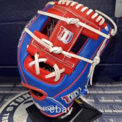 Wilson A2000 1786 PRO STOCK 11.5 Infield Baseball Glove RED WHITE BLUE
