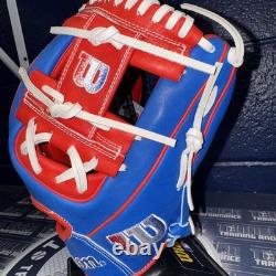 Wilson A2000 1786 PRO STOCK 11.5 Infield Baseball Glove RED WHITE BLUE