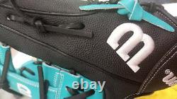 Wilson A2000 1786SS 11.5 Infield Baseball Glove Black/Teal Right Hand Throw