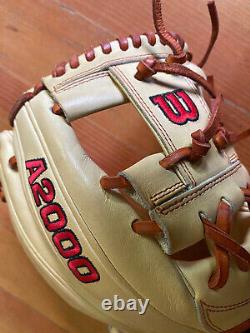 Wilson A2000 1787 Pro Stock Rht Tan Baseball Glove 11.75 Excellent Shape