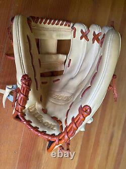 Wilson A2000 1787 Pro Stock Rht Tan Baseball Glove 11.75 Excellent Shape