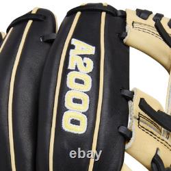 Wilson A2000 Baseball Classics 1786 Black 11.5 Infield Baseball Glove WBW104108