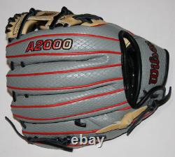 Wilson A2000 PF88 Pedroia Fit 11.25 Infield Baseball Glove RHT WBW1009811125