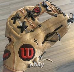 Wilson A2000 Pro Stock Infield Baseball Infield Glove Tan, Size 11.5