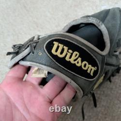 Wilson A2000 RHT Model 1788 Pro Stock Infield Glove Black 11.25 Dual Welting
