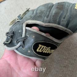 Wilson A2000 RHT Model 1788 Pro Stock Infield Glove Black 11.25 Dual Welting
