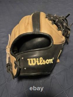 Wilson A2K 11.25 Pro Stock 1788 Baseball Glove Right Handed Tan And Black
